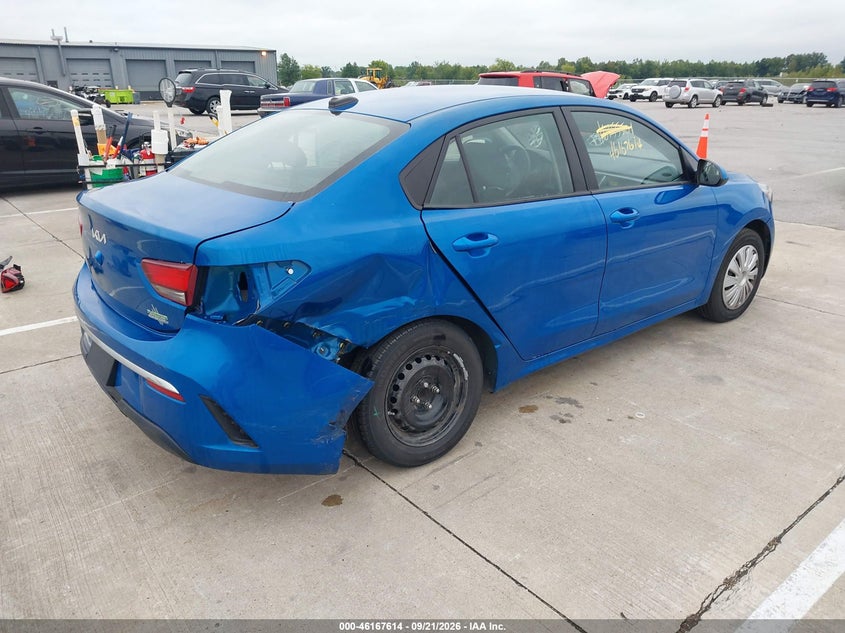 Vin: 3kpa24ad8ne503166, lot: 46667456, kia rio s 20224