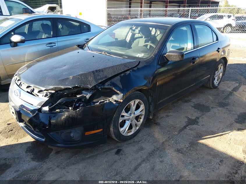 Vin: 3fahp0ha0cr168307, lot: 46667460, ford fusion se 20122