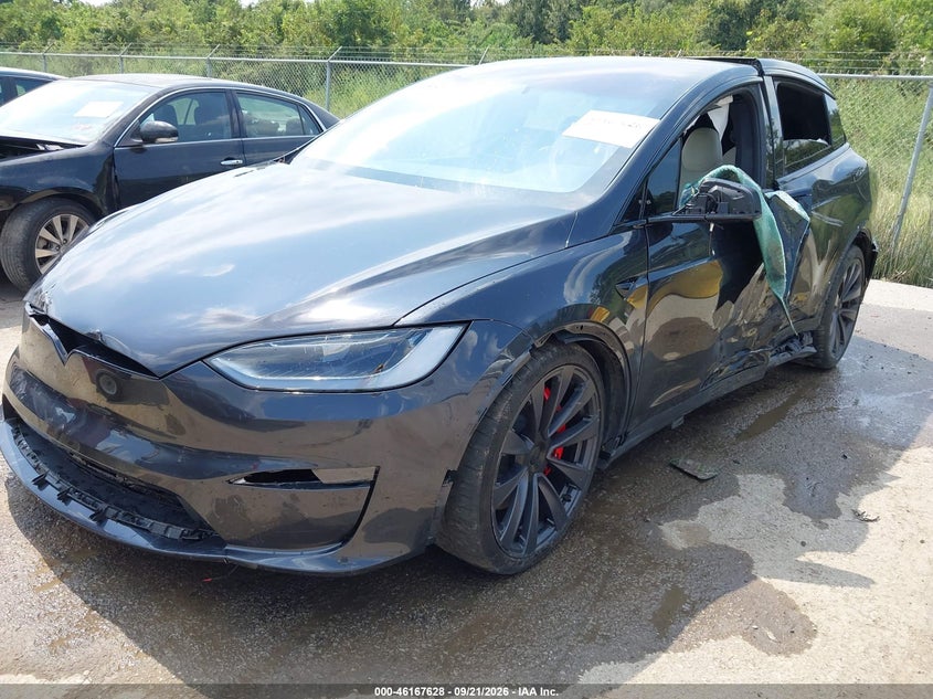 Vin: 7saxcbe69sf467343, lot: 46667470, tesla model x plaid 20252