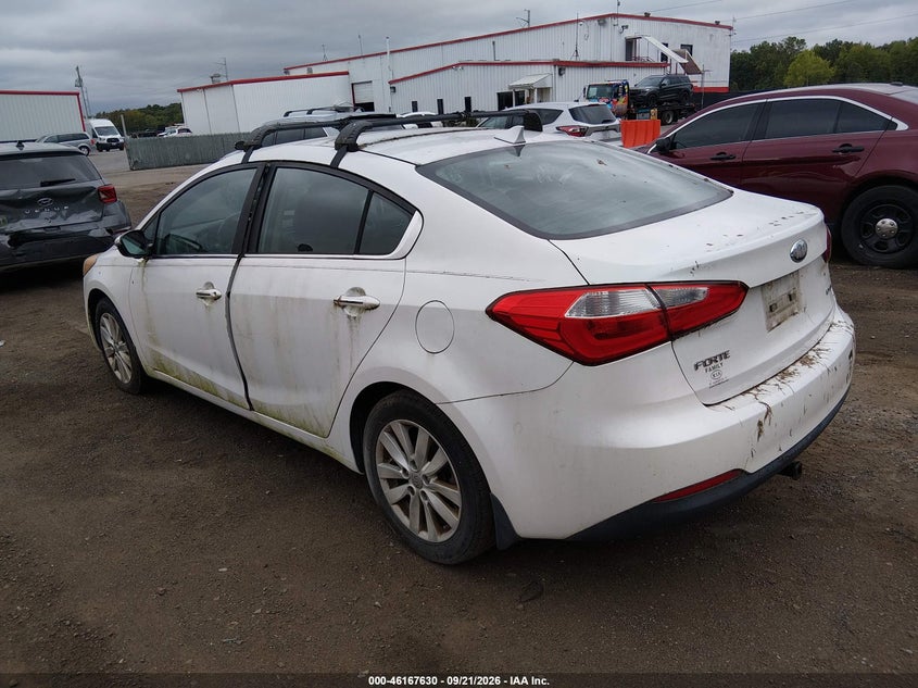 Vin: knafx4a86e5051995, lot: 46667472, kia forte ex 20143