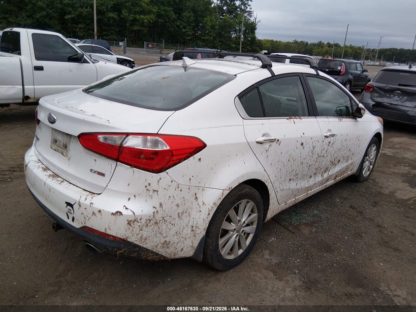 Vin: knafx4a86e5051995, lot: 46667472, kia forte ex 20144