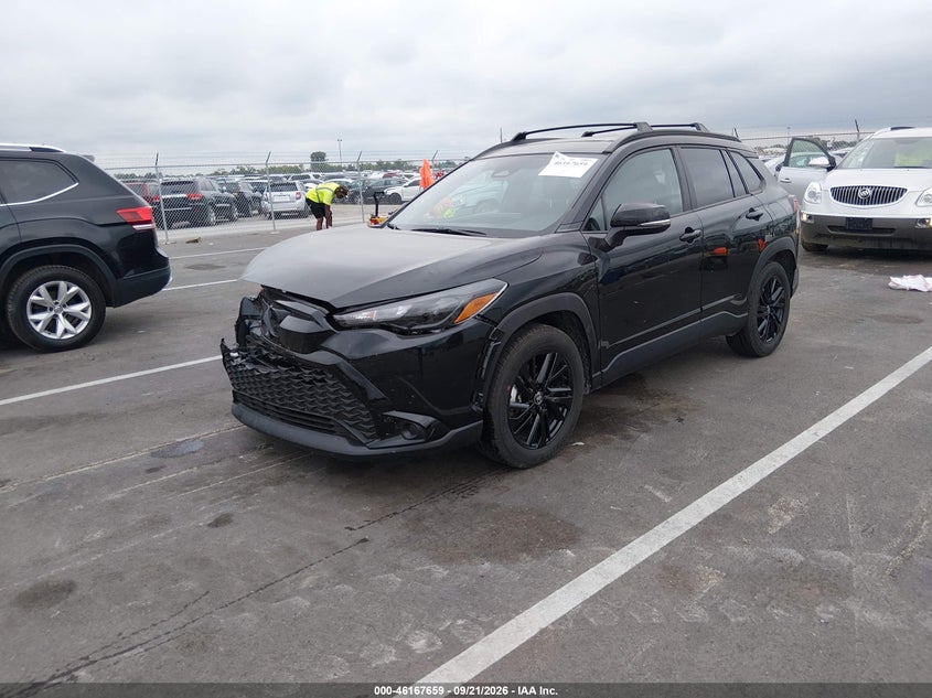 Vin: 7mufbabg4sv089744, lot: 46667501, toyota corolla cross hybrid nightshade edition 20252
