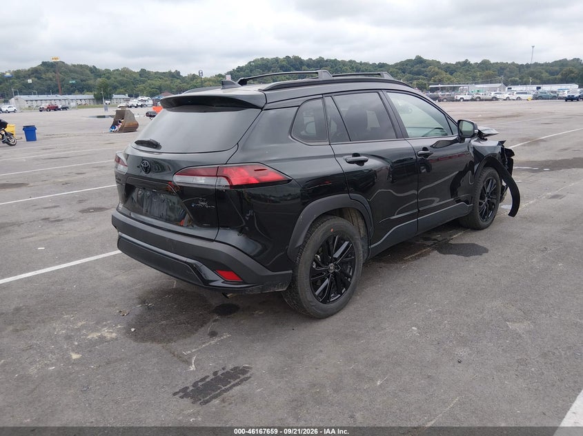 Vin: 7mufbabg4sv089744, lot: 46667501, toyota corolla cross hybrid nightshade edition 20254