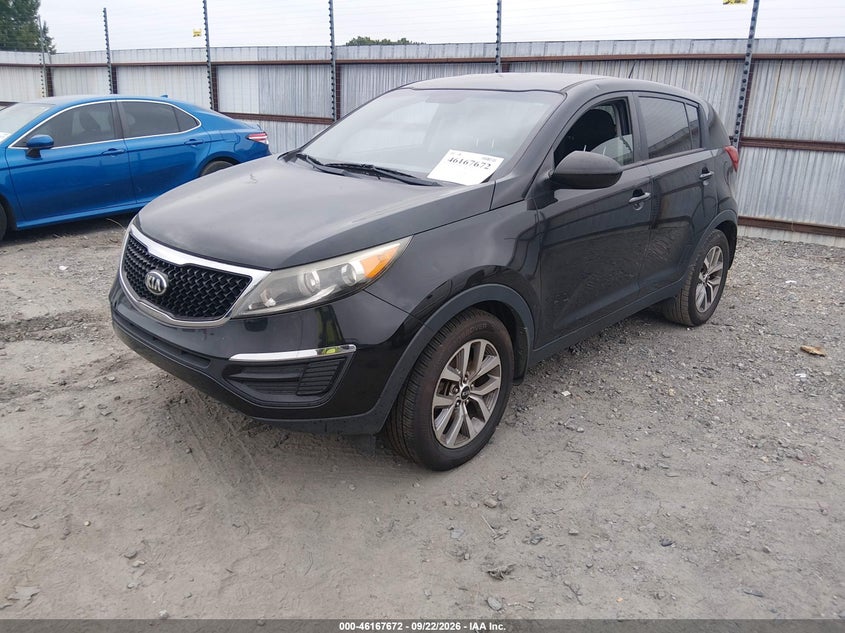 Vin: kndpb3ac3f7776335, lot: 46667514, kia sportage lx 20152