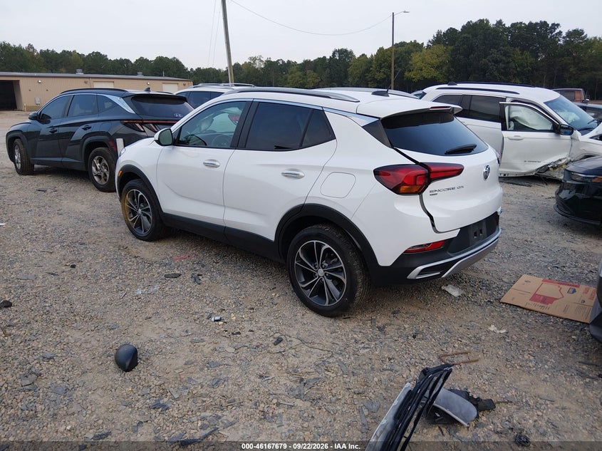 Vin: kl4mmesl1pb107271, lot: 46667521, buick encore gx select awd 20233