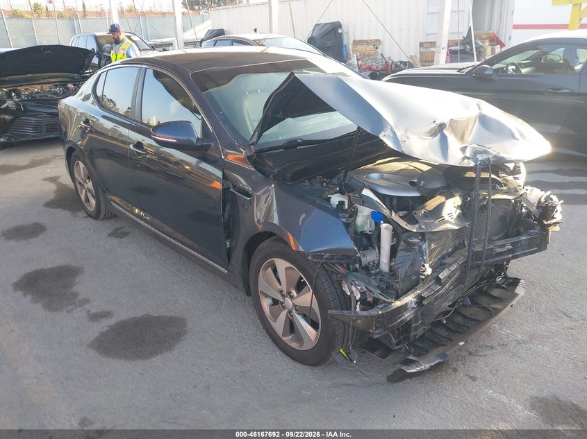 Vin: knagn4ad5e5065183, lot: 46667534, kia optima hybrid ex 2014 img_1