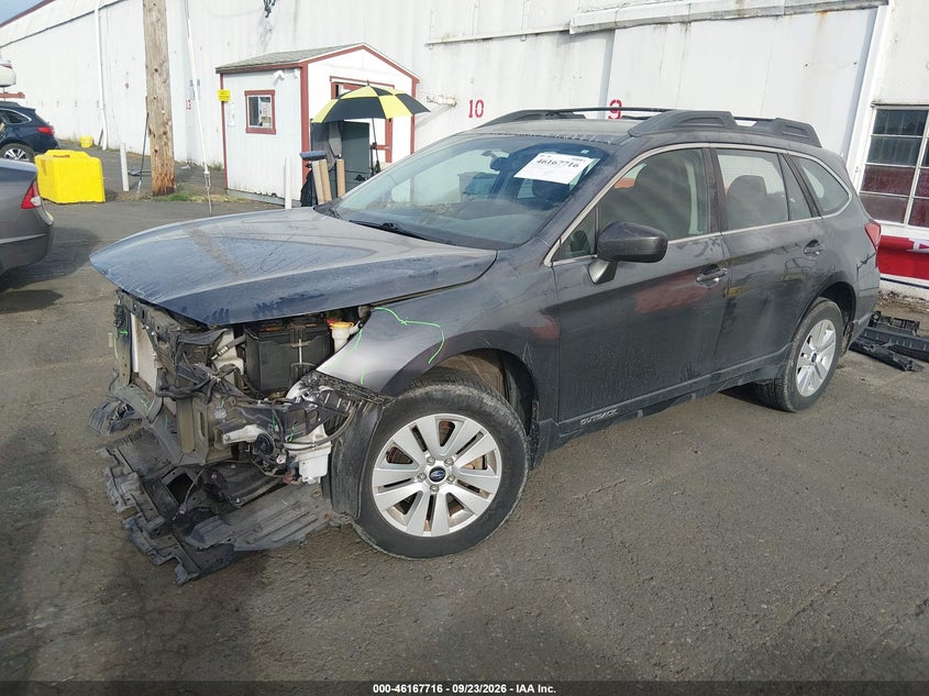 Vin: 4s4bsaac9j3226292, lot: 46667558, subaru outback 2.5i 20182