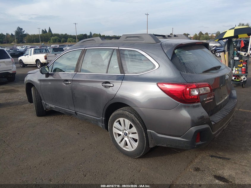 Vin: 4s4bsaac9j3226292, lot: 46667558, subaru outback 2.5i 20183