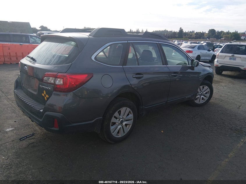 Vin: 4s4bsaac9j3226292, lot: 46667558, subaru outback 2.5i 20184