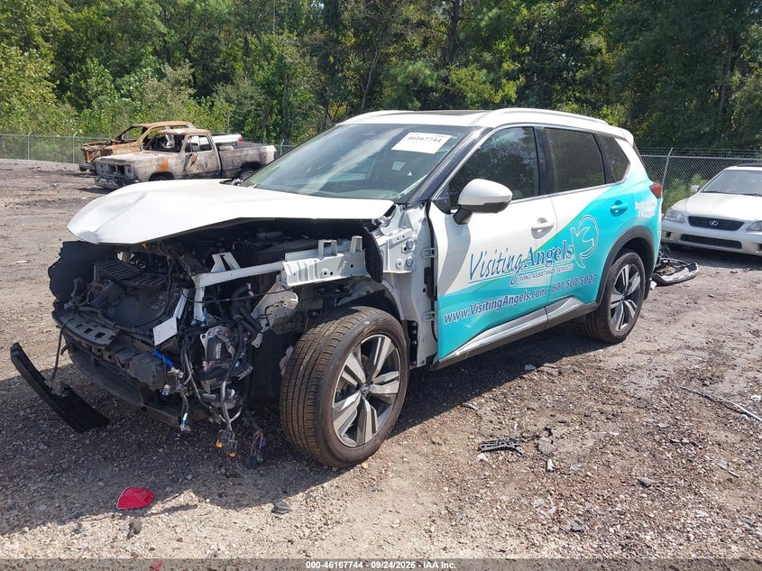 Vin: 5n1bt3ca2pc677111, lot: 46667586, nissan rogue sl fwd 20232