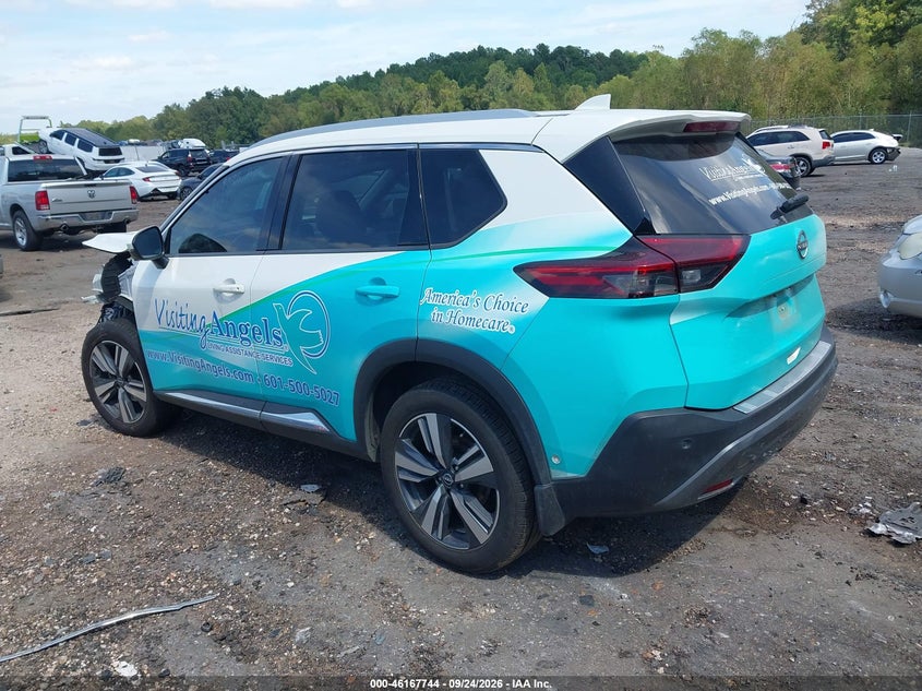 Vin: 5n1bt3ca2pc677111, lot: 46667586, nissan rogue sl fwd 20233