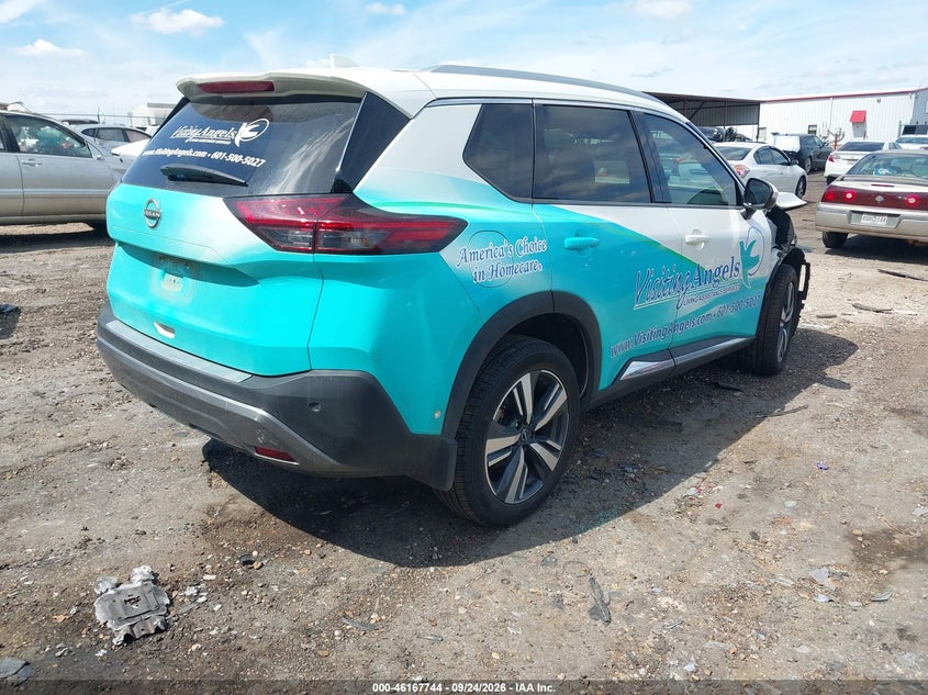 Vin: 5n1bt3ca2pc677111, lot: 46667586, nissan rogue sl fwd 20234