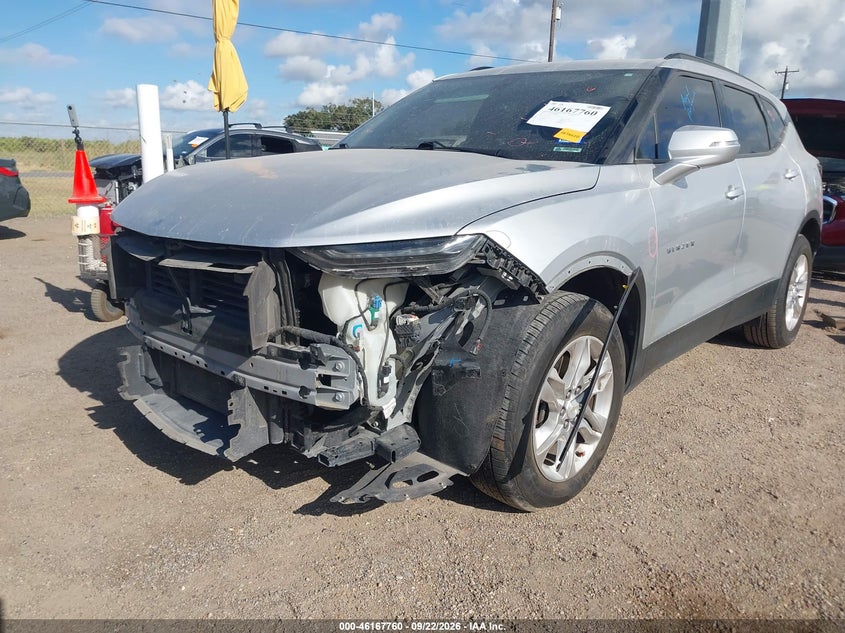 Vin: 3gnkbcrs6ls612717, lot: 46667602, chevrolet blazer fwd 2lt 20202