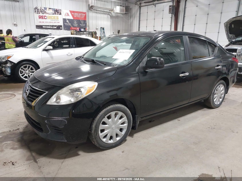 Vin: 3n1cn7ap6cl894289, lot: 46667613, nissan versa 1.6 sv 20122