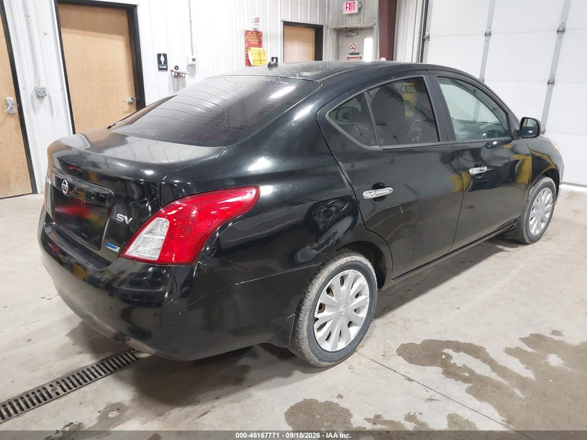 Vin: 3n1cn7ap6cl894289, lot: 46667613, nissan versa 1.6 sv 20124