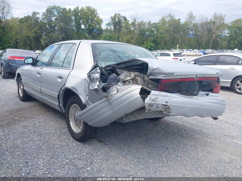 MERCURY GRAND MARQUIS 1997 VIN 2MELM75W1VX706876