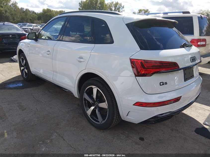 Vin: wa1eaafy2n2072989, lot: 46667637, audi q5 premium plus 45 tfsi s line quattro s tronic 20223