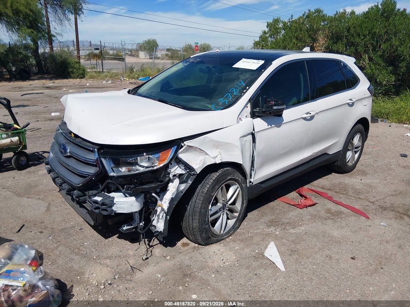 Vin: 2fmpk3j85gbc37814, lot: 46667662, ford edge sel 20162