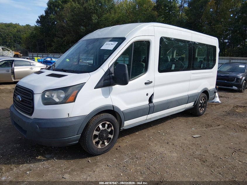 Vin: 1fbax2cm0fka71601, lot: 46667687, ford transit-350 xl 20152