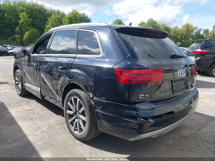 Vin: wa1laaf76hd018120, lot: 46667751, audi q7 3.0t premium 20173