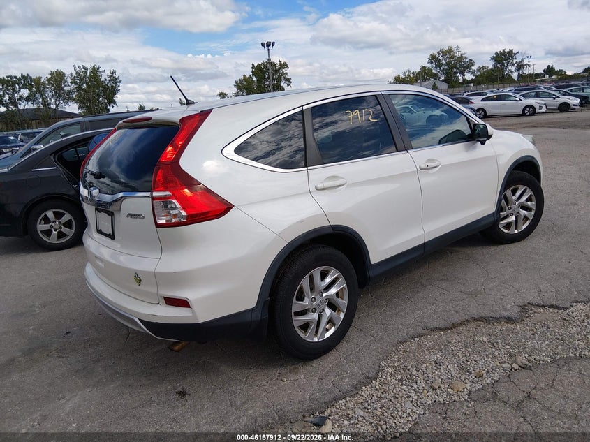Vin: 5j6rm4h55fl012021, lot: 46667754, honda cr-v ex 20154