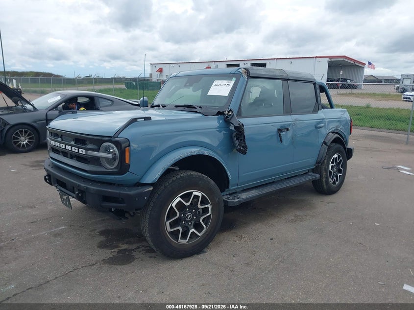 Vin: 1fmee5bp0plc13520, lot: 46667770, ford bronco outer banks 20232