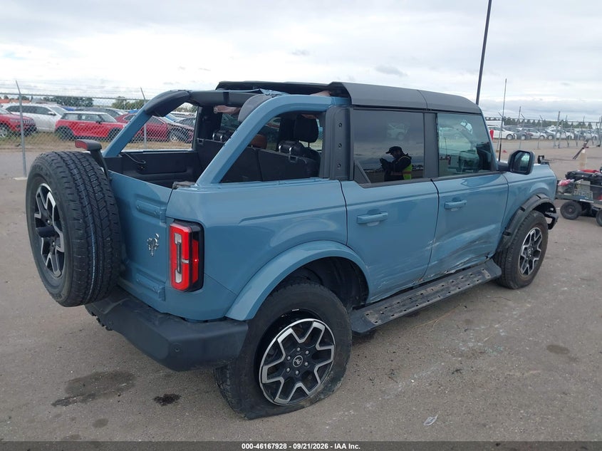 Vin: 1fmee5bp0plc13520, lot: 46667770, ford bronco outer banks 20234