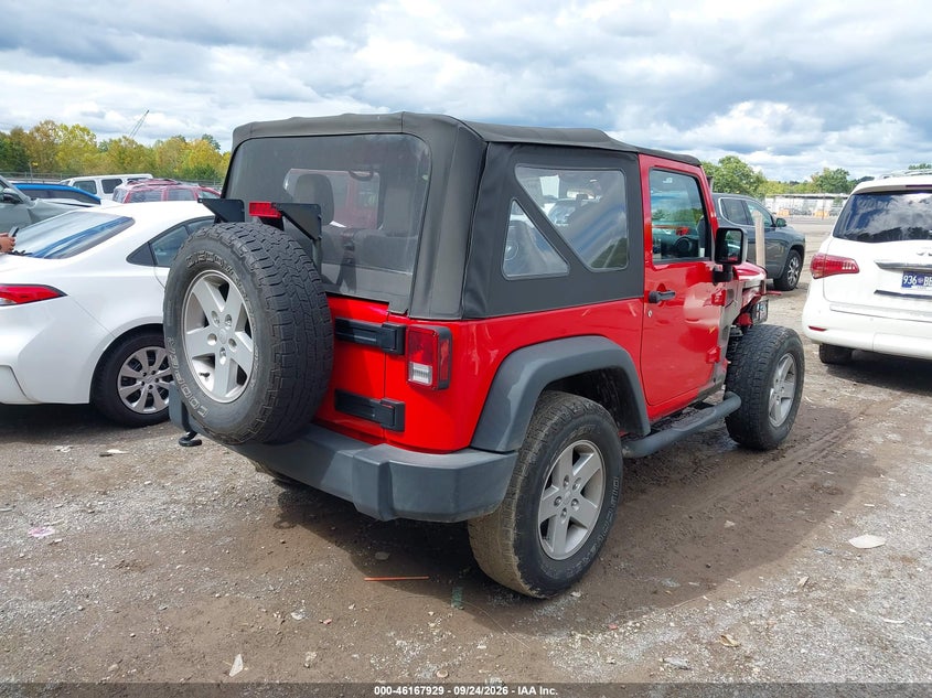 Vin: 1c4ajwag1hl547174, lot: 46667771, jeep wrangler sport 4x4 20174