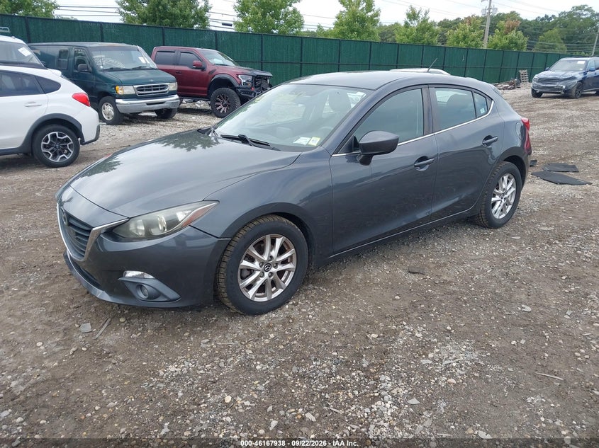 Vin: 3mzbm1l75fm154802, lot: 46667780, mazda mazda3 i touring 20152