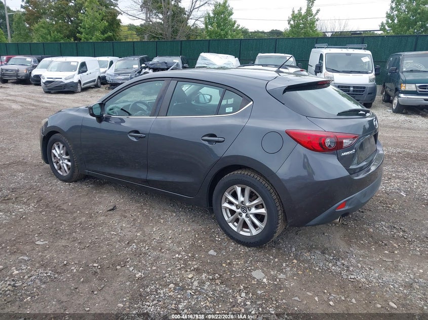 Vin: 3mzbm1l75fm154802, lot: 46667780, mazda mazda3 i touring 20153