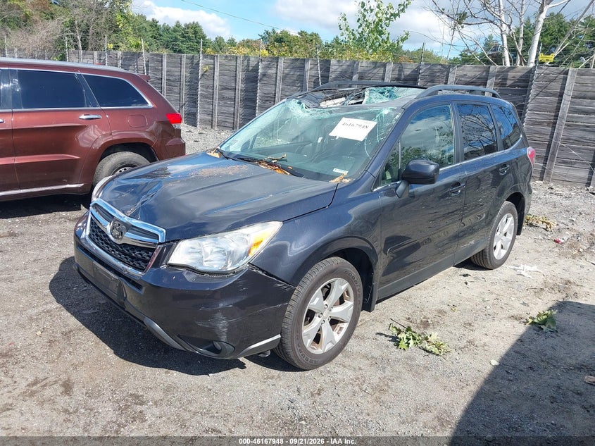 Vin: jf2sjajc6eh498705, lot: 46667791, subaru forester 2.5i limited 20142