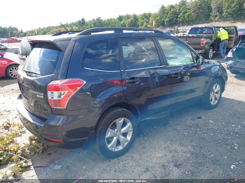Vin: jf2sjajc6eh498705, lot: 46667791, subaru forester 2.5i limited 20144
