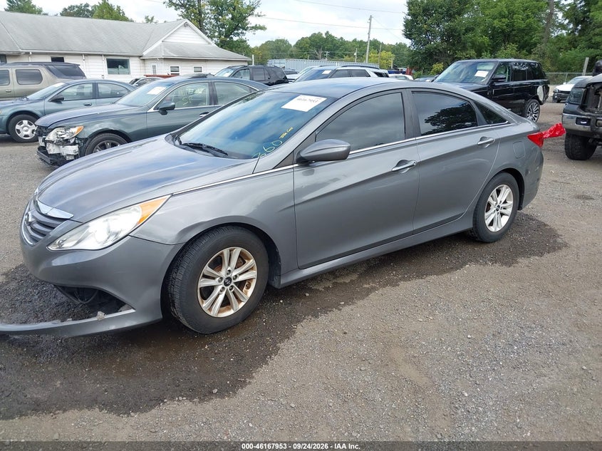 Vin: 5npeb4ac1eh856515, lot: 46667795, hyundai sonata gls 20142