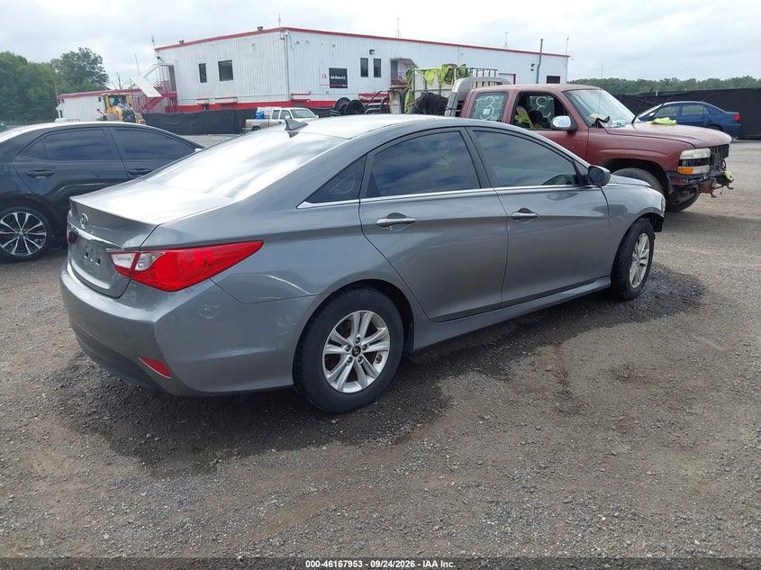 Vin: 5npeb4ac1eh856515, lot: 46667795, hyundai sonata gls 20144