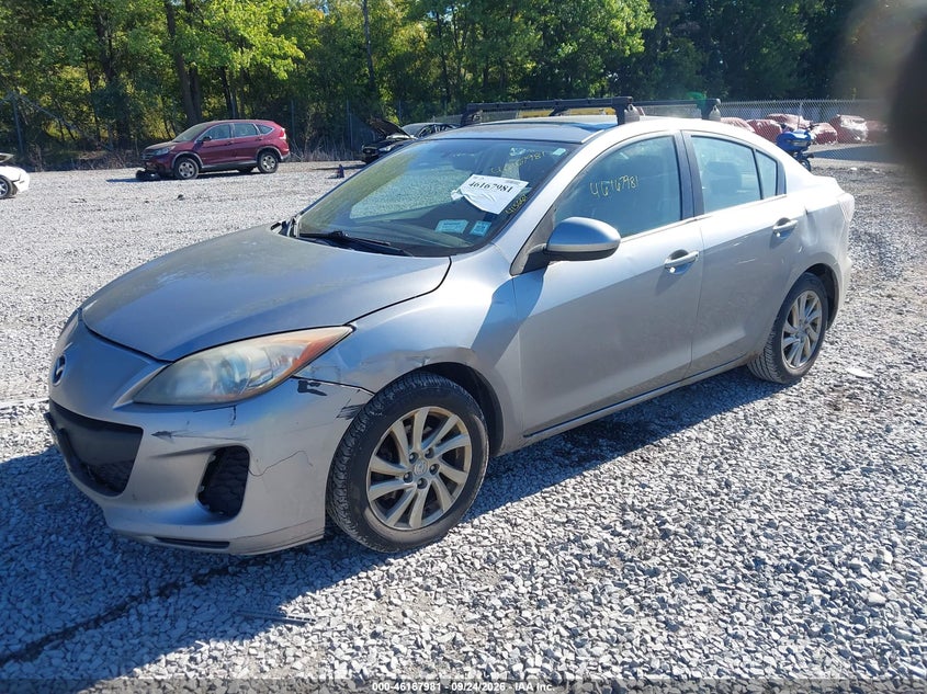 Vin: jm1bl1v82c1529744, lot: 46667822, mazda mazda3 i touring 20122