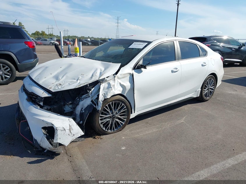 Vin: 3kpf54ad3ne455668, lot: 46667889, kia forte gt-line 20222