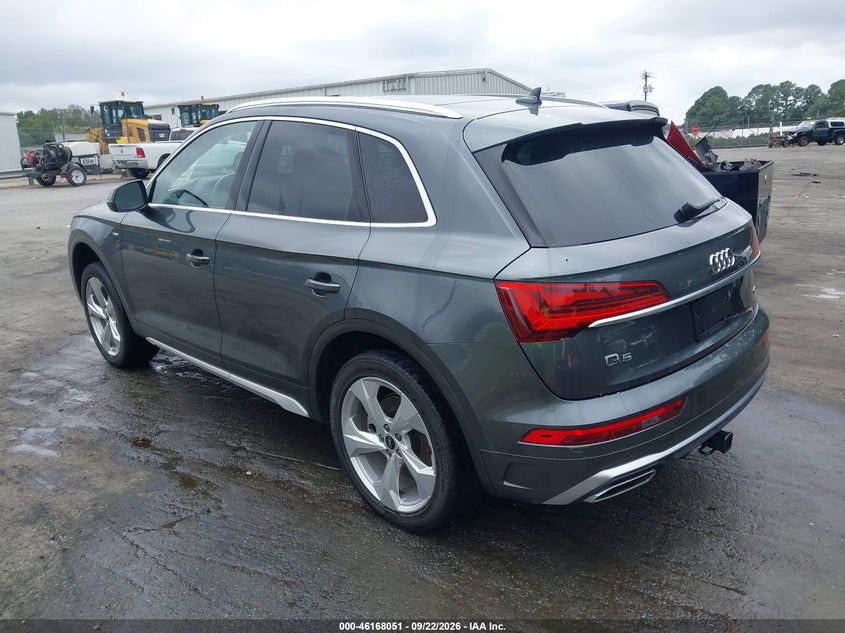 Vin: wa1eaafy3p2043116, lot: 46667893, audi q5 premium plus 45 tfsi s line quattro 20233