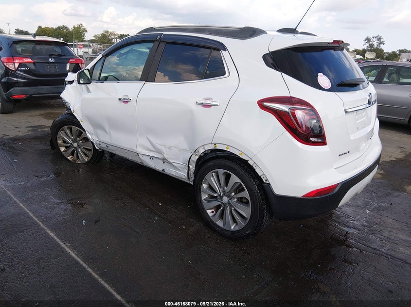 Vin: kl4cjasb2hb010022, lot: 46667921, buick encore preferred 20173