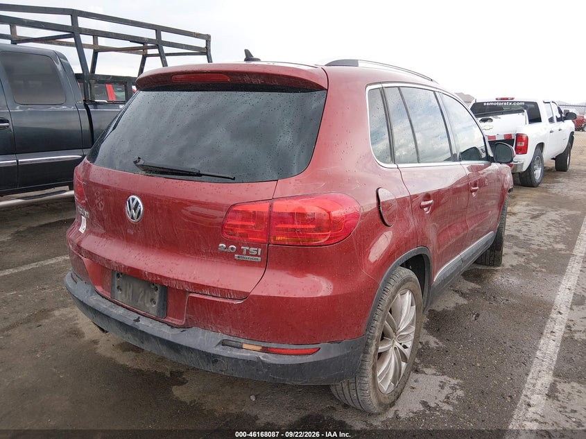 Vin: wvgbv7ax7dw006049, lot: 46667929, volkswagen tiguan se 20134