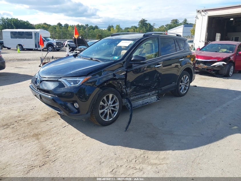 Vin: jtmdjrev4jd189155, lot: 46667952, toyota rav4 hybrid limited 20182