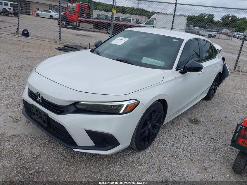 Vin: 2hgfe2f54nh554561, lot: 46667958, honda civic sport 20222