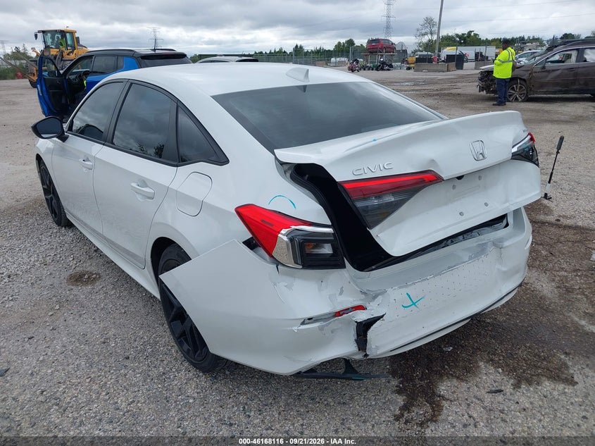 Vin: 2hgfe2f54nh554561, lot: 46667958, honda civic sport 20223