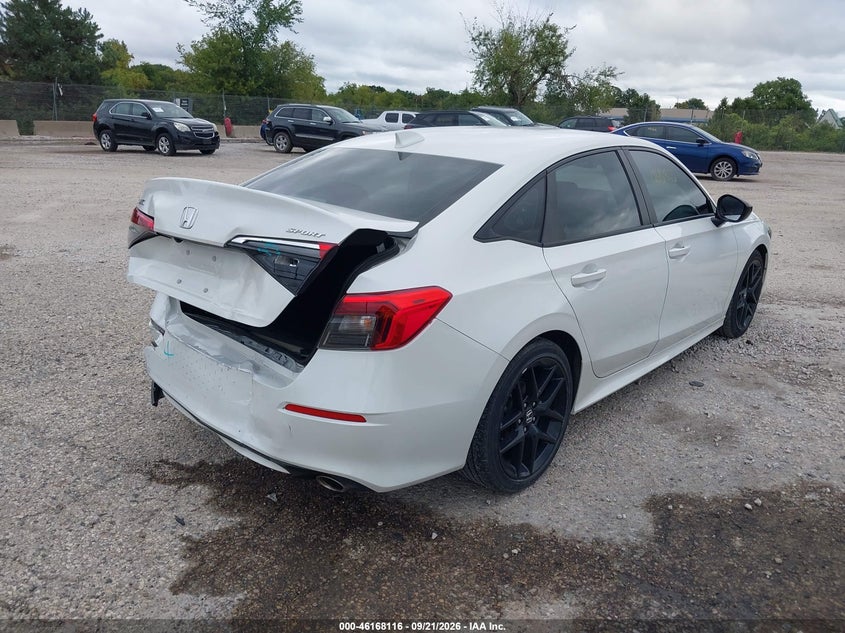 Vin: 2hgfe2f54nh554561, lot: 46667958, honda civic sport 20224