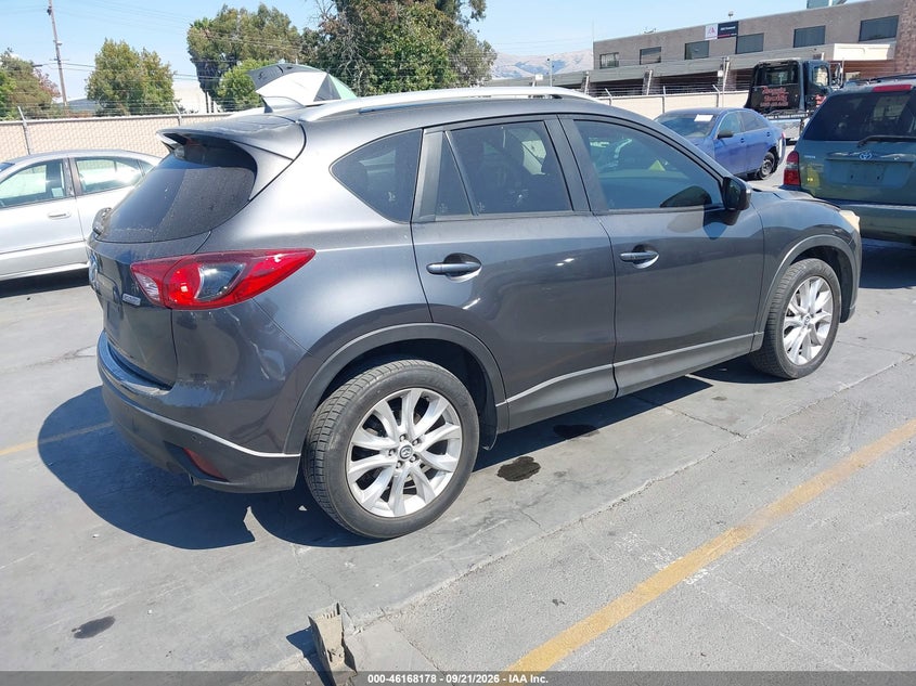 Vin: jm3ke2dy9f0543644, lot: 46668020, mazda cx-5 grand touring 20154