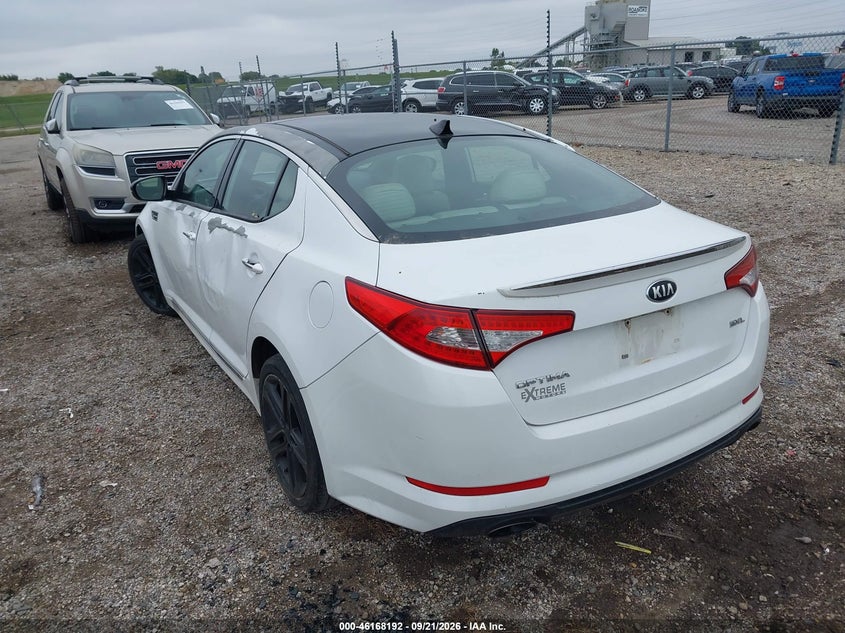 Vin: 5xxgr4a60dg180664, lot: 46668034, kia optima sx 20133
