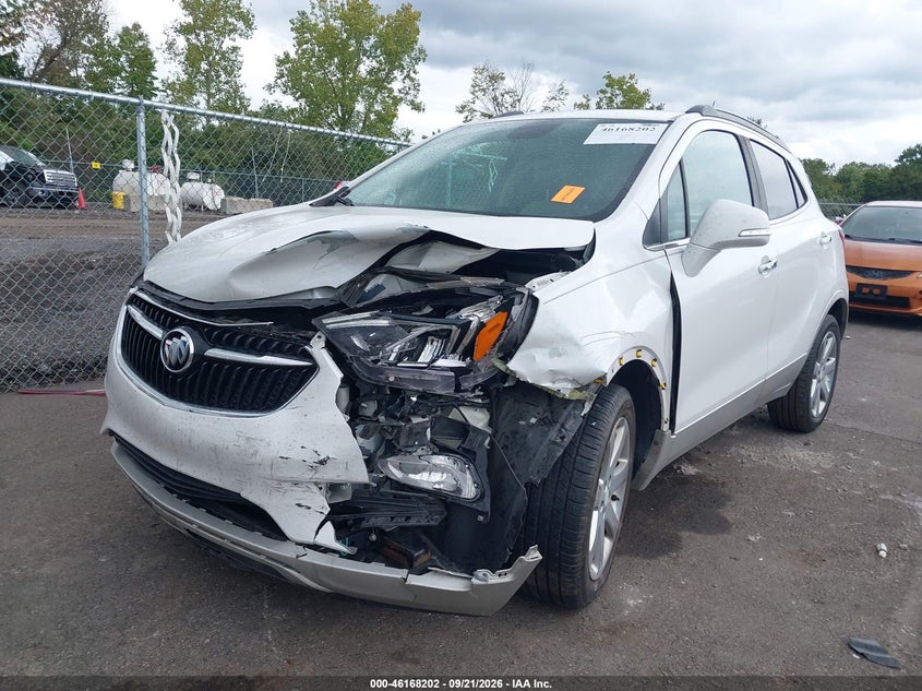 Vin: kl4cjcsb6jb560471, lot: 46668044, buick encore essence 20182