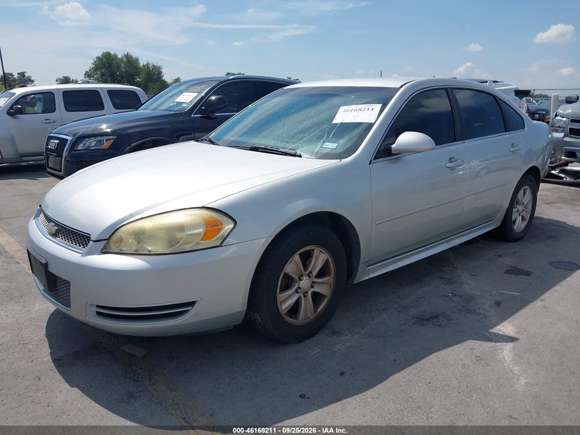 Vin: 2g1wf5e34d1104132, lot: 46668053, chevrolet impala ls 20132