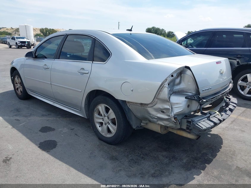 Vin: 2g1wf5e34d1104132, lot: 46668053, chevrolet impala ls 20133