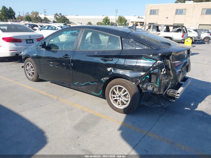 Vin: jtdkamfu2n3158899, lot: 46668072, toyota prius le 20223