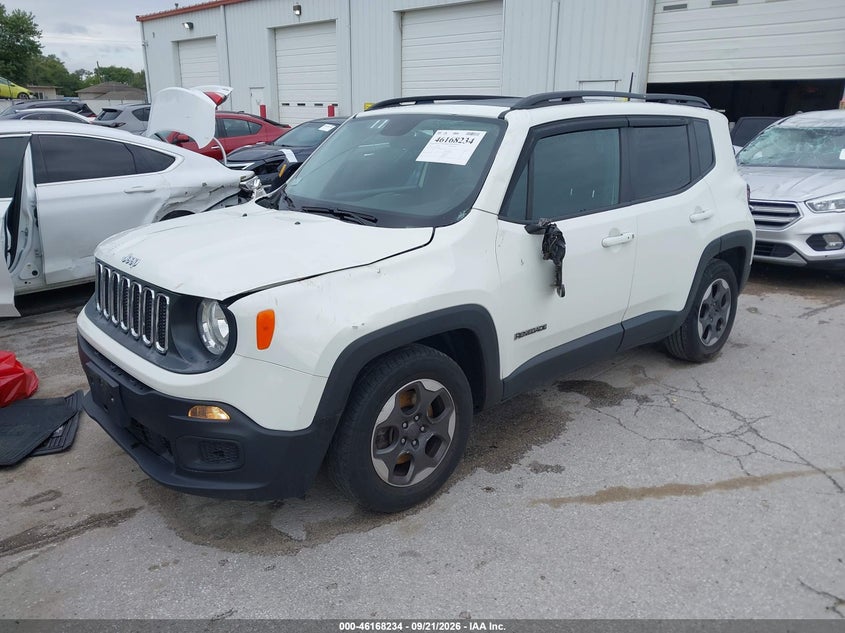 Vin: zaccjaab9hpe80299, lot: 46668076, jeep renegade sport fwd 20172
